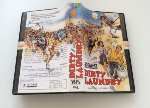 Zdjęcie oferty: Dirty Laundry/Video Rondo/VHS/Lektor IDEALNY STAN