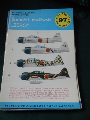 Zdjęcie oferty: TBiU nr 97 Samolot mysliwski Zero
