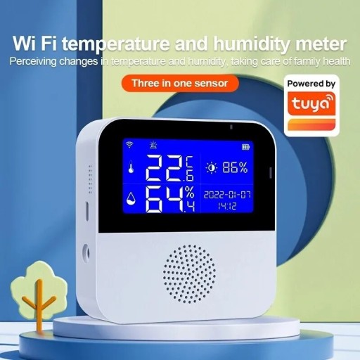 Zdjęcie oferty: Czujnik LCD Tuya Wifi temperatury i wilgotności
