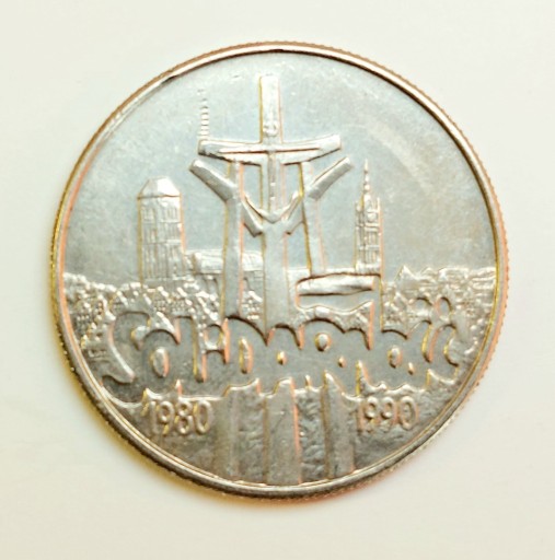 Zdjęcie oferty: Polska - 10000 Złotych 1990 SOLIDARNOŚĆ 1980-1990