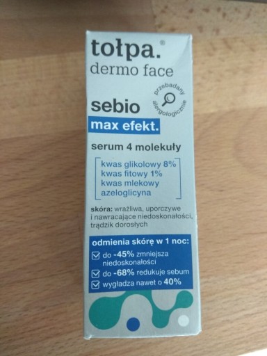 Zdjęcie oferty: Tołpa sebio max effect serum wyrównujące koloryt