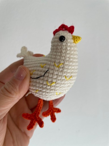 Zdjęcie oferty: biały dekoracyjny kurczak