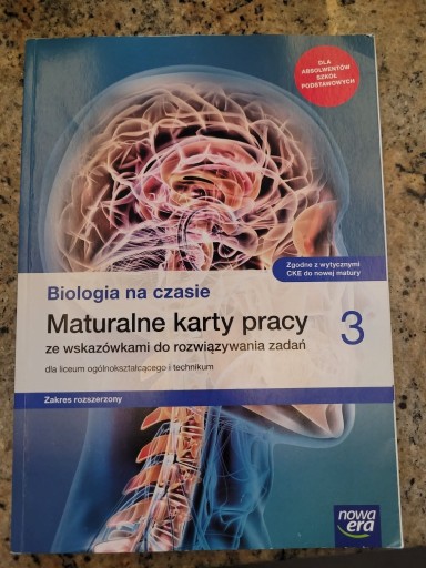 Zdjęcie oferty: Biologia na czasie- MATURALNE KARTY PRACY 3 