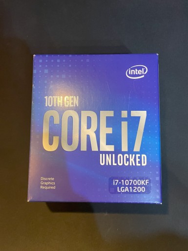 Zdjęcie oferty: Procesor Intel Core i7-10700KF