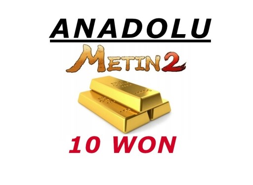 Zdjęcie oferty: Metin2 Anadolu 10 WON 1 MLD YANG