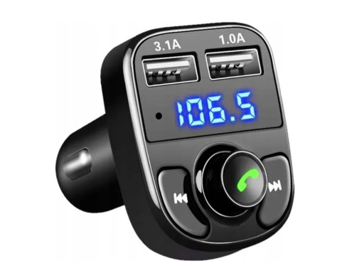 Zdjęcie oferty: Kompatybilny z samochodowy Bluetooth nadajnik 5.0 