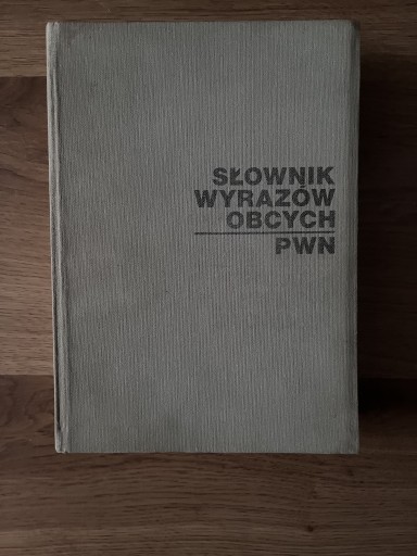 Zdjęcie oferty: Słownik wyrazów obcych PWN