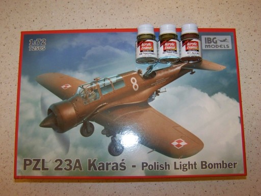 Zdjęcie oferty: PZL 23A Karaś - IBG Models 1:72 +Farby