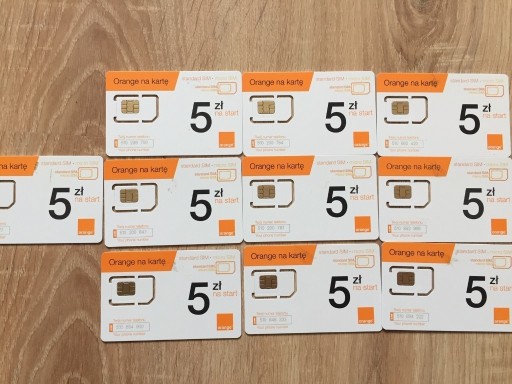 Zdjęcie oferty: Karty telefoniczne przeterminowane startery orange