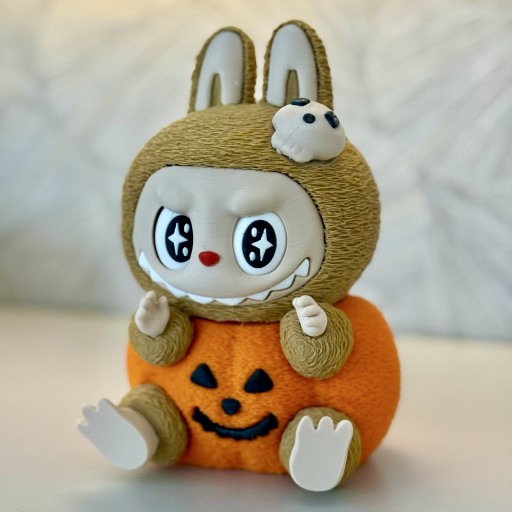 Zdjęcie oferty: Figurka Labubu 15 cm Dynia Halloween Ozdoba Jesienna Prezent