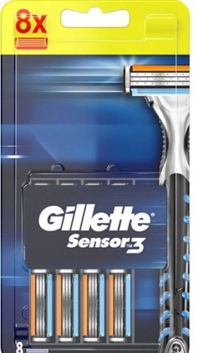 Zdjęcie oferty: Gillette Sensor3 Ostrza wymienne do maszynki 