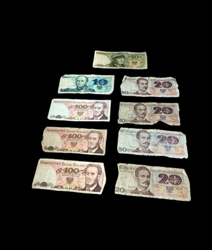 Zdjęcie oferty: Stare banknoty 10zł, 20zł, 50zł, 100zł