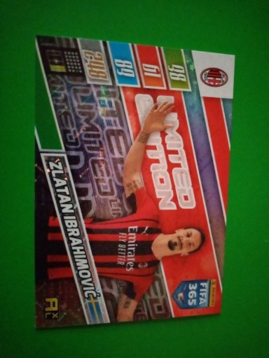 Zdjęcie oferty: Fifa 365 2022  limited edition Zlatan Ibrahimovic