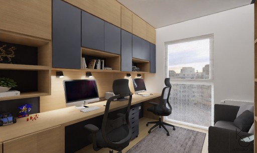 Zdjęcie oferty: pokój pracy zdalnej - projektowanie wnętrz 3D 