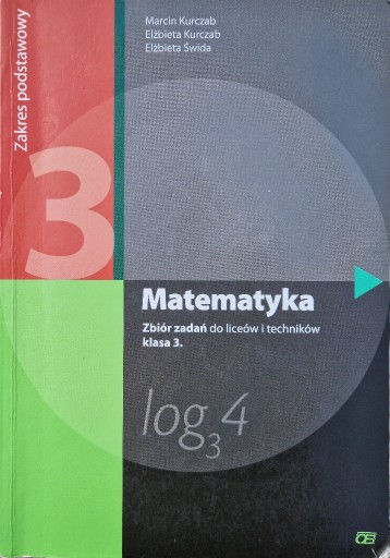 Zdjęcie oferty: Marcin Kurczab - Matematyka 3 - podstawowy - 2015