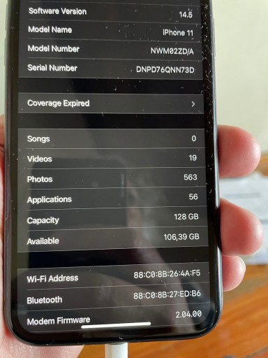 Zdjęcie oferty: iPhone 11 , 128 GB , czarny