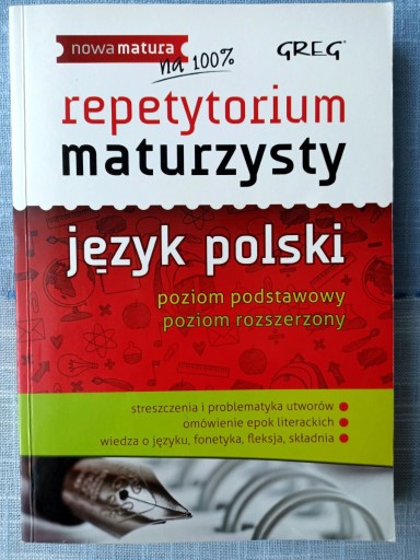 Zdjęcie oferty: Repetytorium maturzysty Język polski Greg