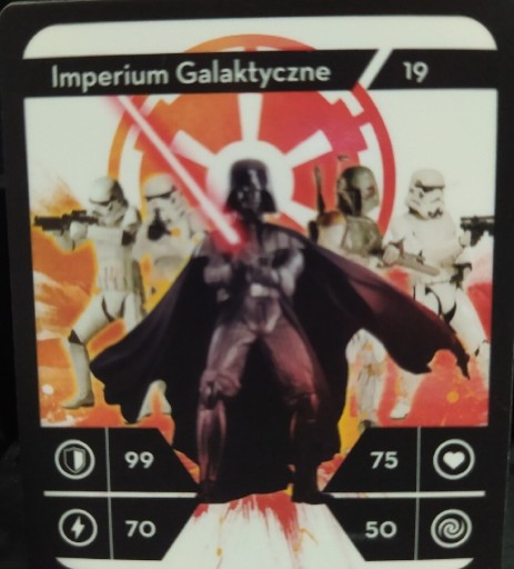 Zdjęcie oferty: Karta Star Wars Imperium Galaktyczne 19 Kaufland