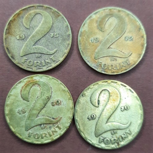 Zdjęcie oferty: 2 forinty  1970, 72, 75  Węgry