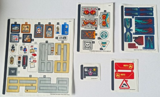 Zdjęcie oferty: Pakiet arkuszy z naklejekami Lego