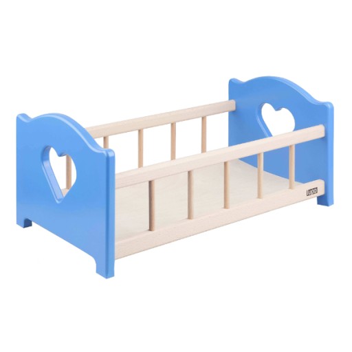 Zdjęcie oferty: Drewniane łóżeczko dla lalek - do składania