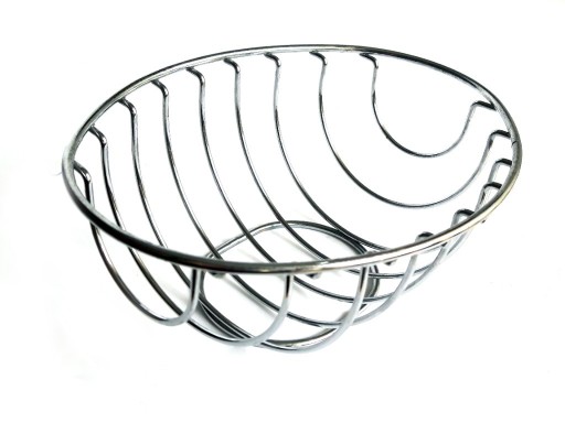 Zdjęcie oferty: Chromowany koszyk na owoce 10x18x24