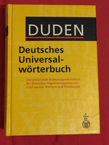 Zdjęcie oferty: Duden Deutsches Universal-worterbuch słownik j.nie