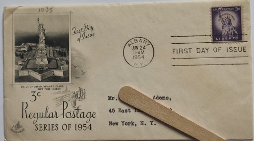 Zdjęcie oferty: Koperty FDC 1954 USA 