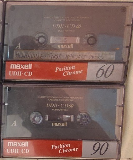 Zdjęcie oferty: Maxell UDII-CD 60 i 90 Zestaw 2 kaset UŻYWANE
