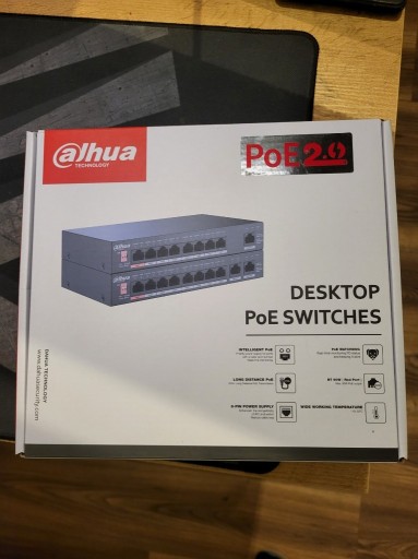 Zdjęcie oferty: Dahua PoE Switch 10 port 8 PoE