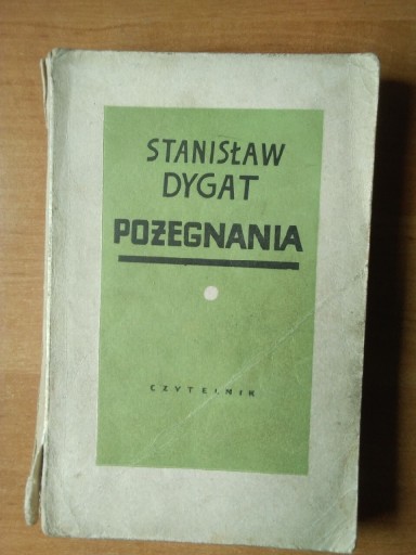 Zdjęcie oferty: ,, Pożegnania "Stanisław Dygat 1969 po biblioteczn