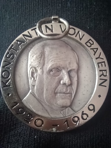 Zdjęcie oferty: Medal okolicznościowy Konstantin Von Bayern 1969