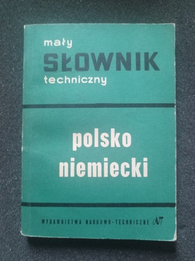 Zdjęcie oferty: Mały słownik techniczny polsko-niemiecki