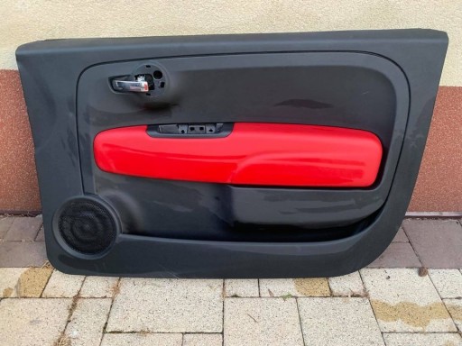 Zdjęcie oferty: Fiat Abarth boczki drzwi czerwona skóra 