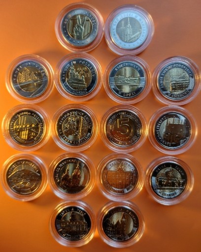 Zdjęcie oferty: 5 zł komplet 20 monet okolicznościowych 2014-2024