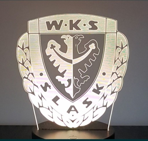 Zdjęcie oferty: Lampka LED 3d WKS Śląsk Wrocław 