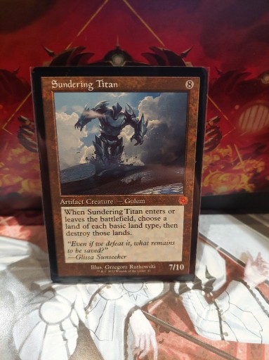 Zdjęcie oferty: MTG: Sundering Titan *Retro Frame*