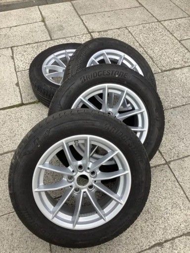 Zdjęcie oferty: Koła Alu BMW czujniki opony Bridgestone 205 60 R16