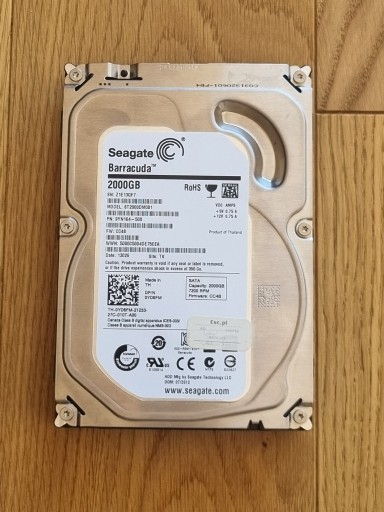 Zdjęcie oferty: Seagate Barracuda 2TB 3.5"