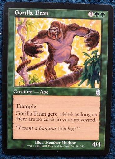 Zdjęcie oferty: Gorilla Titan - ODY - Near Mint 