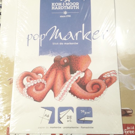 Zdjęcie oferty: Blok promarker A4 Koh-I-Noor 25 ARK. 70 G.