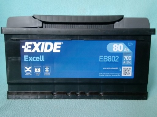 Zdjęcie oferty: Akumulator Exide EB802 80Ah 700A Diesel