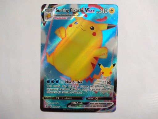 Zdjęcie oferty: Karta Pokemon Surfing Pikachu VMAX 009
