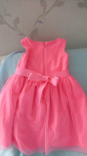 Zdjęcie oferty: Różowa sukienka w białe kropeczki