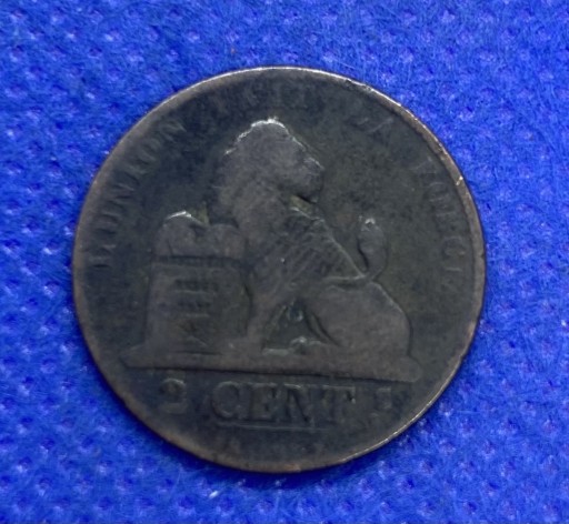 Zdjęcie oferty: Belgia - 2 cent 1864