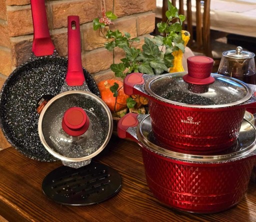 Zdjęcie oferty: Komplet garnków i patelnia KlönBerg - 8 elementów