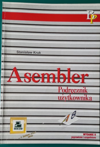 Zdjęcie oferty: Asembler Podręcznik Użytkownika - Stanisław Kruk