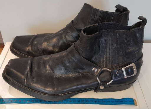 Zdjęcie oferty: Kowbojki męskie buty XXXL 49,5 rozmiar skóra
