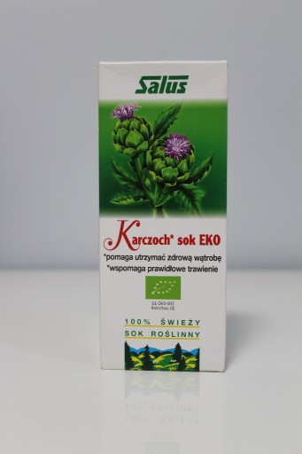 Zdjęcie oferty: SALUS Karczoch Sok Eko 200 ml