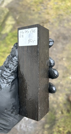 Zdjęcie oferty: Drewno stabilizowane czarny dąb knifemaking